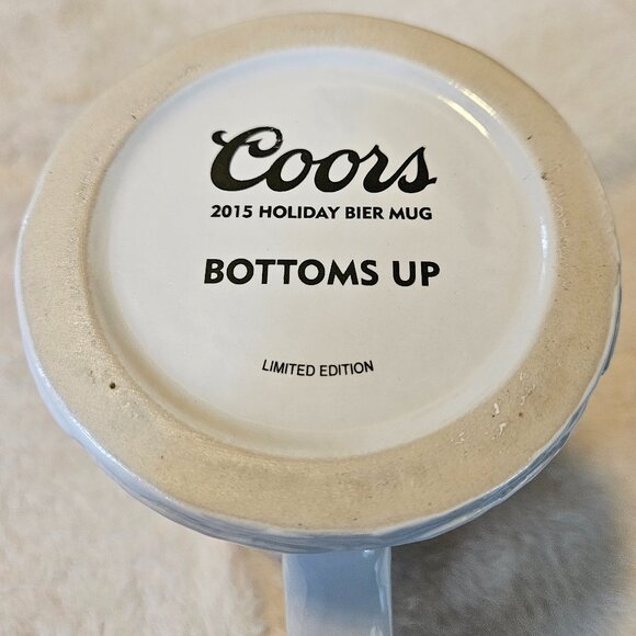 Coors Light Stein - 2015 Holiday Bier Mug - Limited Edition - Picture 6 of 7